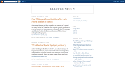 Desktop Screenshot of electonicon.blogspot.com