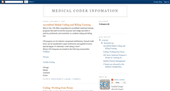 Desktop Screenshot of medical-coders-info.blogspot.com