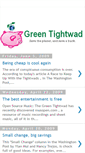 Mobile Screenshot of greentightwad.blogspot.com