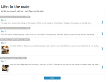 Tablet Screenshot of lifeinthenude.blogspot.com