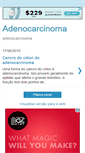 Mobile Screenshot of adenocarcinoma-brasil.blogspot.com