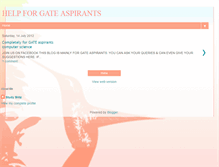 Tablet Screenshot of gatehelpcomputerscience.blogspot.com