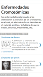 Mobile Screenshot of enfermedadescromosomicas.blogspot.com