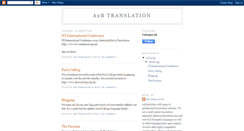 Desktop Screenshot of a2btranslation.blogspot.com