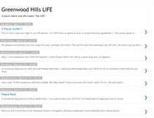 Tablet Screenshot of greenwoodhillslife.blogspot.com