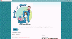 Desktop Screenshot of joanbodyofwork.blogspot.com