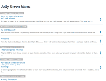Tablet Screenshot of jollygreenmama.blogspot.com