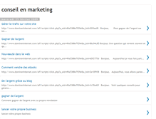 Tablet Screenshot of conseilenmarketing.blogspot.com