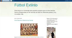 Desktop Screenshot of futbolextinto.blogspot.com