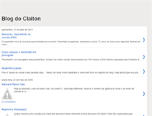 Tablet Screenshot of claitonoliveira.blogspot.com