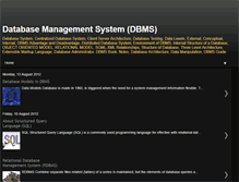 Tablet Screenshot of dbmsbook.blogspot.com