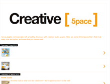 Tablet Screenshot of creative-5pace.blogspot.com