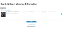 Tablet Screenshot of benandgillianswedding.blogspot.com