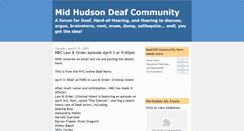 Desktop Screenshot of hudsonvalleydeaf.blogspot.com