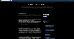 Desktop Screenshot of genocidioarmenio1915.blogspot.com