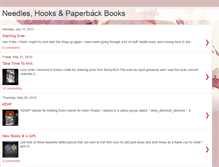 Tablet Screenshot of needleshooksandpaperbackbooks.blogspot.com