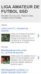 Mobile Screenshot of futbolamateurssd.blogspot.com