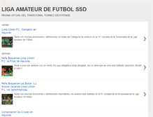 Tablet Screenshot of futbolamateurssd.blogspot.com