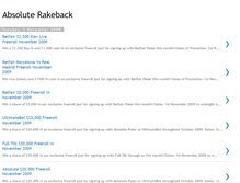 Tablet Screenshot of absolutepokerrakeback.blogspot.com