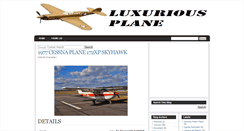 Desktop Screenshot of plane4luxury.blogspot.com