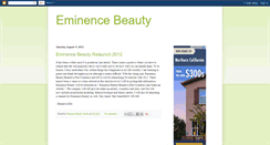 Desktop Screenshot of eminencebeauty.blogspot.com