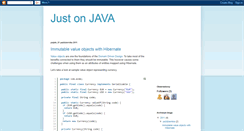 Desktop Screenshot of justonjava.blogspot.com