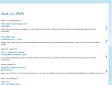 Tablet Screenshot of justonjava.blogspot.com
