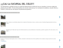 Tablet Screenshot of miciudadcali.blogspot.com