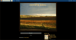 Desktop Screenshot of coyotesoul.blogspot.com