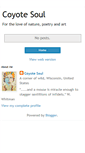 Mobile Screenshot of coyotesoul.blogspot.com
