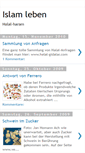Mobile Screenshot of islam-leben---halal-haram.blogspot.com