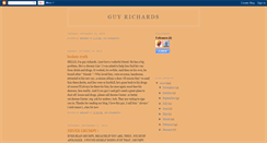 Desktop Screenshot of guyrichards.blogspot.com