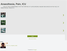 Tablet Screenshot of anaesthesiapainicu.blogspot.com