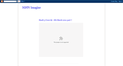 Desktop Screenshot of ndtvimagineserial.blogspot.com