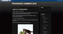 Desktop Screenshot of prognosesummer2016.blogspot.com