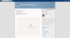 Desktop Screenshot of gosselinfamily03.blogspot.com