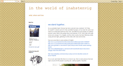 Desktop Screenshot of inahstenvig.blogspot.com