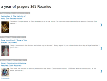 Tablet Screenshot of 365rosaries.blogspot.com