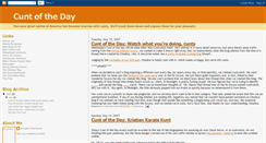 Desktop Screenshot of cuntwatch.blogspot.com