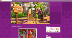 Desktop Screenshot of cantinhodasartesritarosa.blogspot.com