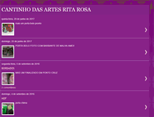 Tablet Screenshot of cantinhodasartesritarosa.blogspot.com