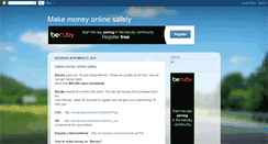Desktop Screenshot of makemoneysafely.blogspot.com