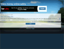 Tablet Screenshot of makemoneysafely.blogspot.com