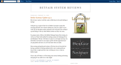 Desktop Screenshot of betfair-system-reviews.blogspot.com