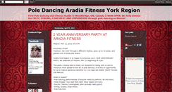 Desktop Screenshot of poledancingaradia.blogspot.com