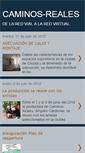 Mobile Screenshot of caminos-reales.blogspot.com