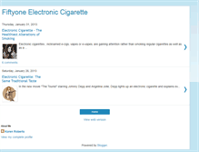 Tablet Screenshot of fiftyoneelectroniccigarette.blogspot.com