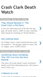 Mobile Screenshot of crashclarkdeathwatch.blogspot.com