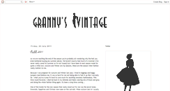 Desktop Screenshot of grannysvintage.blogspot.com
