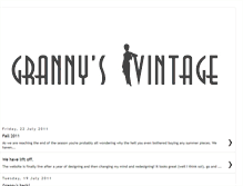 Tablet Screenshot of grannysvintage.blogspot.com